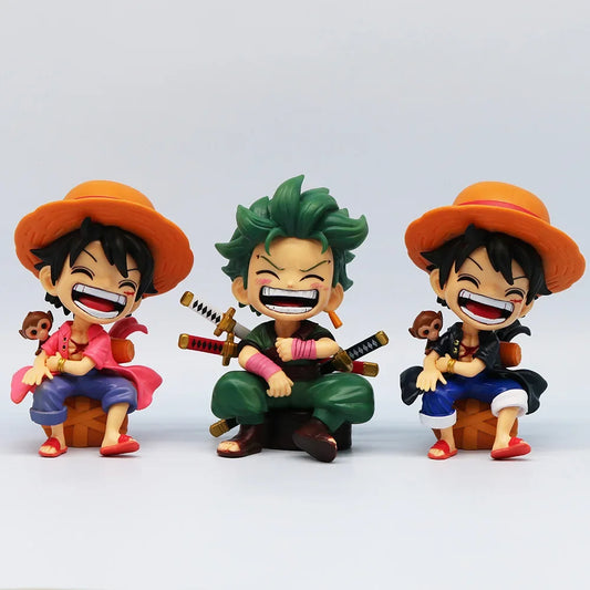 Cute Luffy and Zoro Figures