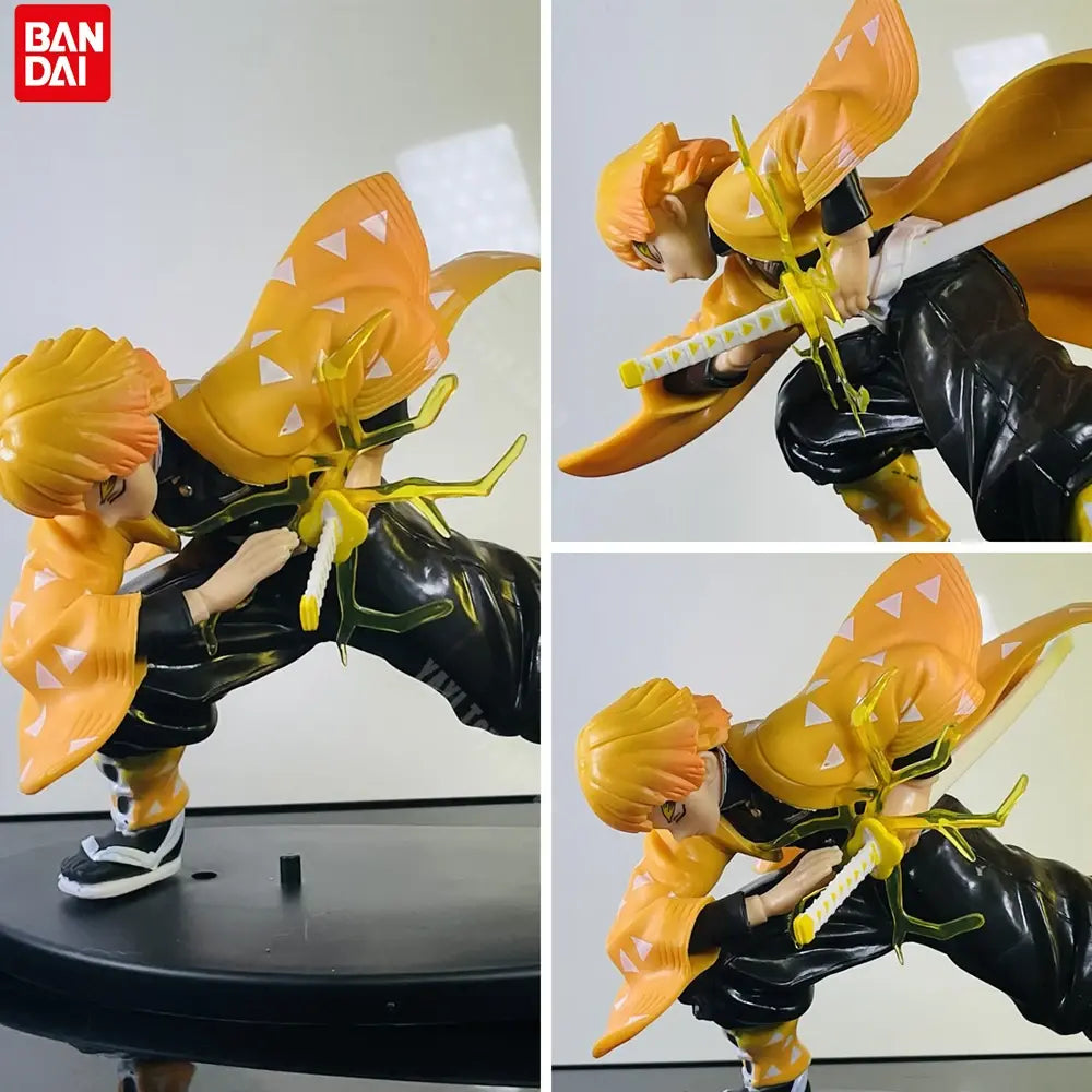 Hot Demon Slayer Anime Figure Tanjirou Agatsuma Zenitsu Kyoujurou Anime Model  Action Figure PVC collection Toy for Kids Gift
