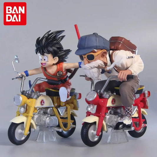Dragon Ball Z Son Goku & Master Roshi with Motorcycle Action Figure Collectibles