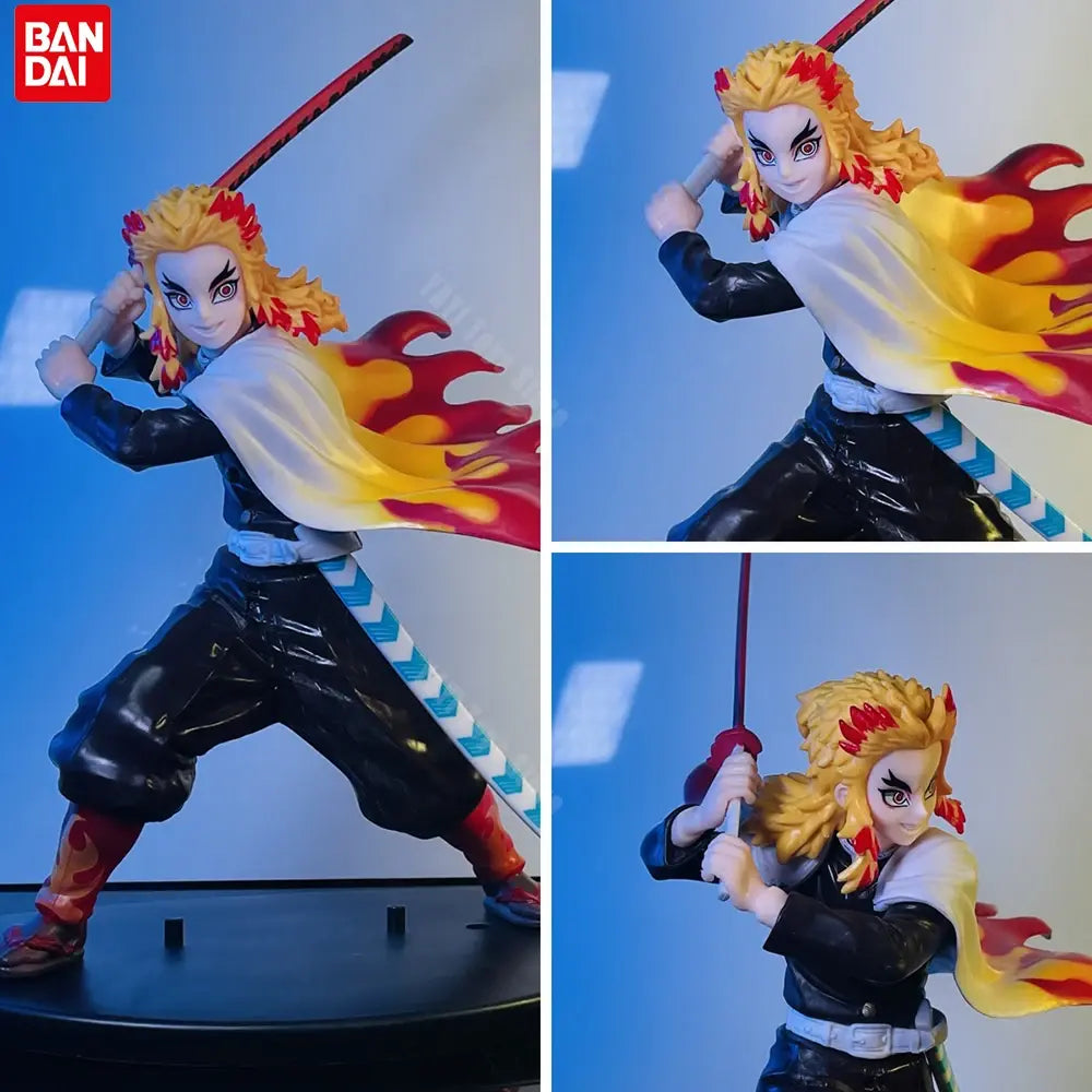 Hot Demon Slayer Anime Figure Tanjirou Agatsuma Zenitsu Kyoujurou Anime Model  Action Figure PVC collection Toy for Kids Gift