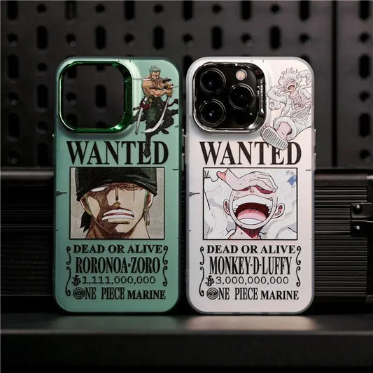 One Piece Anime Luffy and Zoro protective cases for Apple iPhone 11 12 13 14 15 Pro Max