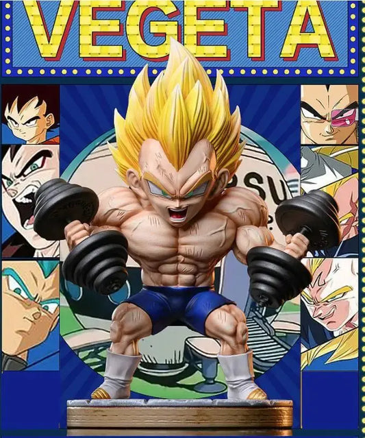 Anime Dragon Ball Z Vegeta Bodybuilding Action Figure Collectible